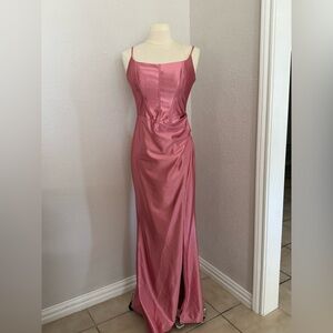 Signature Strapless Pink Dress